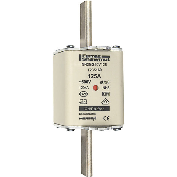 Mersen Sicherungseinsatz NH Sond. gG Gr.3 100A sfü KM NH3GG50V100
